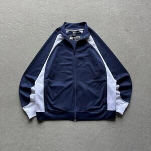 Vintage Y2K Navy Starter Zip-Up Jacket